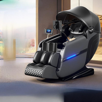 Chaise de massage électrique à corps entier à double cœur, avec fonction de chauffage, de gravité zéro et de massage Shiatsu, confortable, étirement thaïlandais, chauffage du dos et des pieds, vente chaude