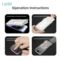 Kit de protection d'écran pour IPhone 14 13 12 11 Pro Max 6 7 8 Plus