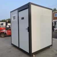 Toilettes portables à bas prix, simples ou doubles, pour maisonnette personnalisée, ou toilettes publiques portables économiques