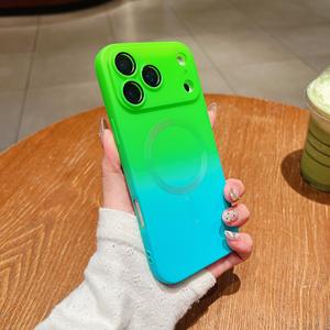 Coque adaptée pour iPhone 17 Pro Max, film magnétique dégradé pour objectif, protection intégrale antichoc pour téléphone - Product Image 2