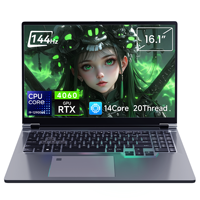 Nouvel ordinateur portable Intel I9-12900HK 14 cœurs 16 pouces RTX4060 8 Go GDDR6 16 Go de RAM Écran IPS 1920x1200 512 Go SSD 144 Hz Clavier rétroéclairé RVB