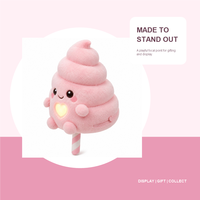 Peluche personnalisée XDT AI Icecream, rembourrée en coton PP et polyester, 11-30 cm, unisexe, OEM ODM, cadeau de fête