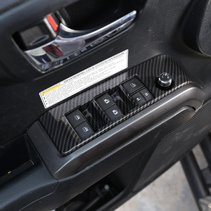 LUMA Nouvelle Garniture de Cadre de Commutateur de Lève-Vitre en ABS Multicolore de Haute Qualité (4 Pièces) pour Toyota Tacoma Pick-up 2016-2023 - Product Image 2