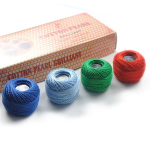 100% <span class=keywords><strong>fil</strong></span> de boule de coton de <span class=keywords><strong>perle</strong></span> pour le tricotage - Product Image 6