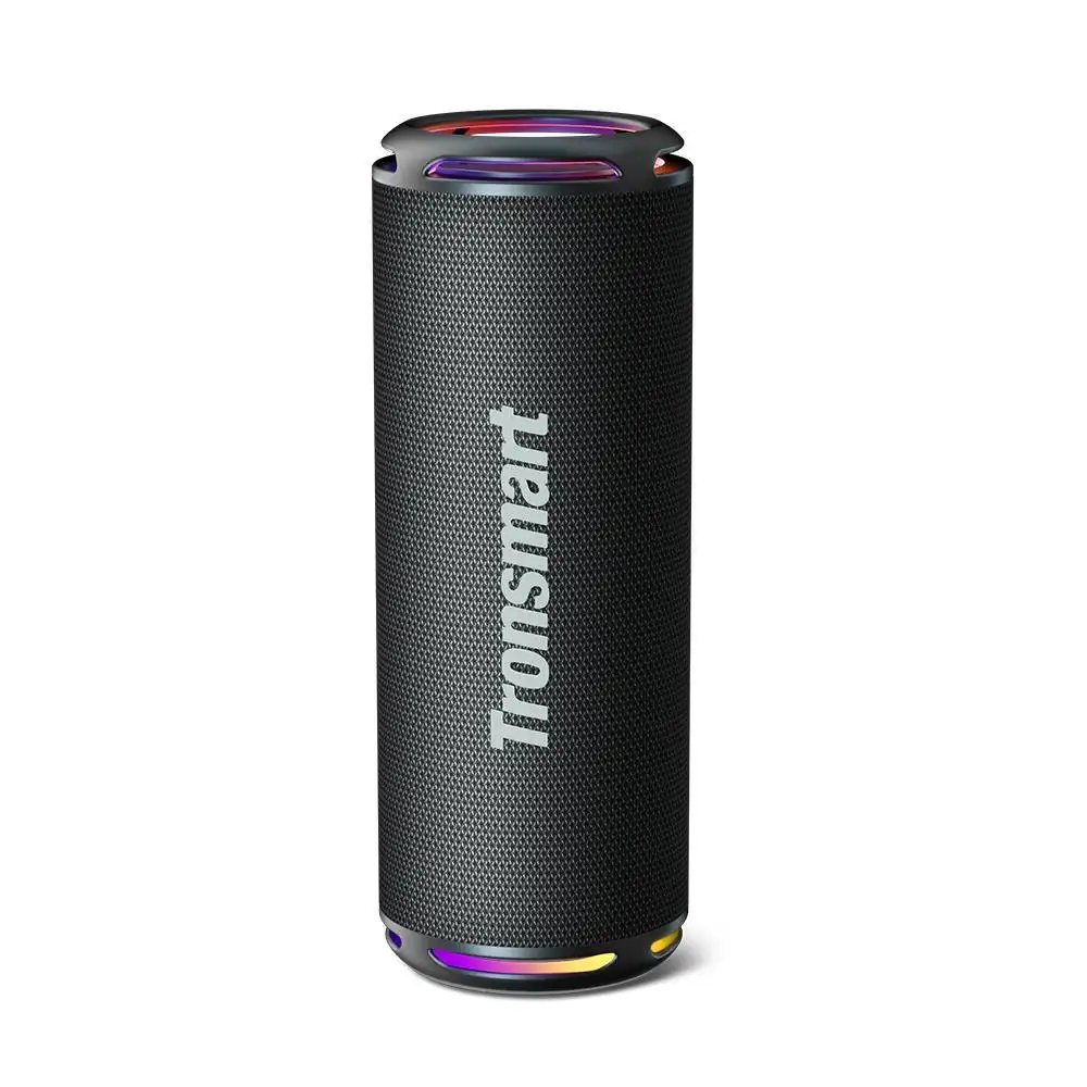 Tronsmart T7 Lite haut-parleur Portable basse profonde 24W IPX7 cylindre sans fil boîte à son pour un usage domestique bleu