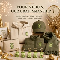 Porte-clés Mascotte Peluche Personnalisée Sprout Fresh Start, Vente en Gros, Cadeau du Nouvel An, Logo, CPC, Cadeau de Fêtes Saisonnier, Jouet Doux, OEM ODM