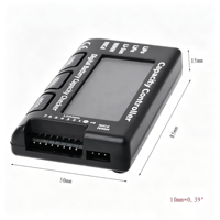 Cellmeter7 1-7S Vérificateur numérique de capacité de batterie Lipo LiFe Li-ion NiMH NiCd Testeur de tension de cellule pour RC FPV UAV