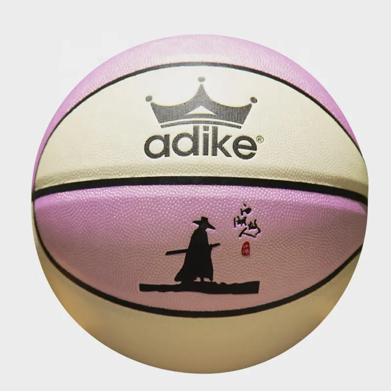 Adike गर्म बिक्री मूल basketballs अंधेरे में चमक बास्केटबॉल गेंद कस्टम चमकदार बास्केटबॉल