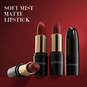 ลิปสติกเนื้อแมทท์แบบซอฟท์มิสต์ 3.8 กรัม ยี่ห้อ KORMESIC สำหรับขายส่ง ลิปสติกออร์แกนิคจากเกาหลี ติดทนนาน เนื้อกำมะหยี่ หรูหรา - Product Image 1