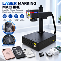 Nouvelle machine de marquage laser à fibre portable refroidie par air CNC 20W 30W 50W DXF pour coques de téléphone, composants électroniques, logo, code QR