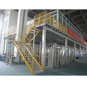 Oem/Odm Industriële Mezzanine Vloeren Zware Stalen Platform Stellingsysteem Floor