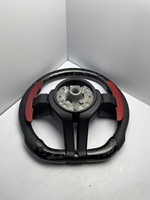 Volant sport en cuir et fibre de carbone à 3 branches pour M2/M3/M4/M5/M6/X5M F30/F10/F20/F35/F22/F18/F07/F01/E90/E92/E46