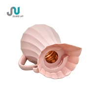 Thermos isotherme de 1 L, design luxueux en forme de pétale, doublure en verre rose, longue durée de conservation de la chaleur, OEM ODM, pot à thé arabe