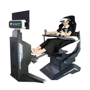 Neuer Aluminium-Legierungsrahmen 9D Indoor Sport Erwachsene Kinder Schießen 360-Grad-Spiel 3D-Virtuelle-Realität Brille mit Bewegung Stuhl