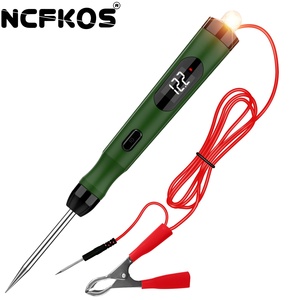 NCFKOS P50 LCD Luz de prueba digital Reparación de automóviles Lápiz de prueba 5-30V DC Multifunción Probador de circuito de automóvil automotriz Fusibles de probador de automóvil - Product Image 1