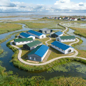 Casas prefabricadas: Naves avícolas de estructura de acero para gallinas ponedoras/engorde - Product Image 2