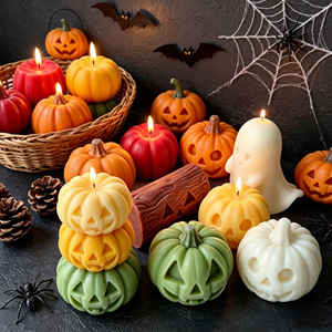 Molde de Silicona 3D de Calabaza, Diablo y Fantasma para Halloween, para Hacer Velas y Decoración de Fiestas en Casa - Product Image 5