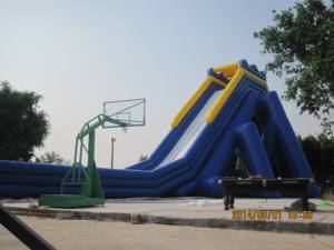 <b>Inflatable</b> 50 meters giant <b>water</b> <b>slides</b> for outdoor commercial party rental - Product Image 5