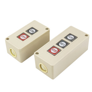 <b>Push</b> <b>Button</b> <b>Switch</b> 2NO2NC Screw Terminal Plastic Shell IP40 Automatic Reset Start Stop Control Box - Product Image 2