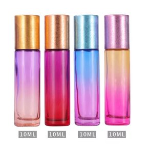 5ml 10ml Glass <strong>Perfume</strong> Refill Bottle Rose pink Matte Surface Printing Vial Essential Oil Glass Roll on Bottle for <strong>Mini</strong> Travel - Product Image 6