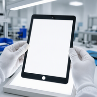 Digitalizador de Pantalla Táctil OCA para iPad Air2 9.7'', Reemplazo de Pantalla Táctil, Lente de Vidrio Frontal OCA Preinstalada de Alta Transparencia