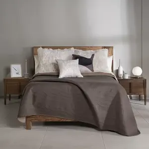 Edredón Novo Ultra Light Quilt Coffee 235x240 cm Reversible de Microfibra para Todas las Temporadas - Product Image 3