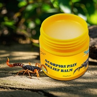 Baume Chauffant Scorpion pour Soins de Santé : Crème Apaisante Contre la Fatigue Musculaire, les Douleurs, les Rhumatismes, les Maux de Dos, les Contusions et les Crampes – À Base d'Herbes Naturelles