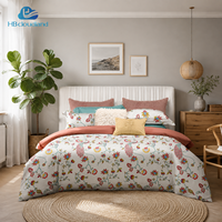 Cloudland Bersertifikasi ISO9001 Bersertifikasi GOTS Ramah Lingkungan Set Sprei Katun Mesir 300TC Modern, Lembut, dan Bernapas