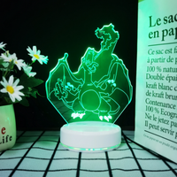 Lampe de nuit LED Anime, Lampe Galaxie, Lampe LED alimentée par USB, Décoration murale, Décoration de bureau, Lampe de chevet, Lampe de table portable rechargeable