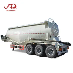 Motor Gemonteerde Cement Silo Trailer Cement Tank Silo Oplegger Speciale Gebruik Poeder Vervoer