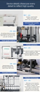 อุปกรณ์กรองน้ำแบบอัลตราฟิลเตรชั่น ระบบประปาส่วนกลางในชนบท น้ำใช้ในครัวเรือนขนาดใหญ่ - Product Image 6