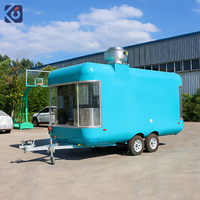 CAMPTRL Restaurant mobile, bar à bubble tea, bar à café, remorques de vente de nourriture entièrement équipées, camion de restauration pour pizzas, tacos, hamburgers