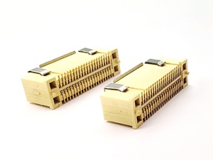 ขั้วต่อบอร์ดต่อบอร์ดแบบมีขา ระยะห่าง 0.8 มม. ความสูง 7.6 มม. ความกว้างขา SMT 5.8 มม. พร้อมโพสต์ 40P - Product Image 4