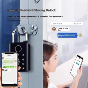 Nhà Máy Giá Tuya Ứng Dụng Mật Khẩu Ổ Khóa Không Thấm Nước Sinh Trắc Học Vân Tay Kỹ Thuật Số Thông Minh Cửa Thép Khóa Tăng Cường An Ninh - Product Image 4