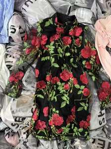 Vente en gros directe usine : Ensemble sexy en mousseline de soie, hauts et pantalons, coupe trapèze, manches courtes, été, polyester/coton, coupe ample - Product Image 6