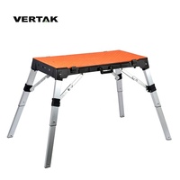 VERTAK-A Banc de travail multifonction 4 en 1, banc de travail robuste, table de travail pliable