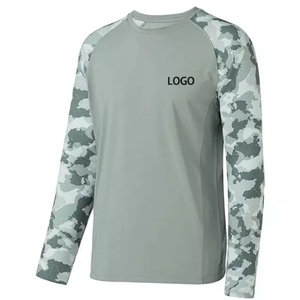 Camisas de Pesca de Manga Larga para Hombre, con Protección Solar UPF50+, Transpirables, de Poliéster, con Malla Ventilada y Protección UV, Personalizadas de Fábrica - Product Image 1