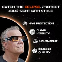 Lunettes d'éclipse solaire - Approuvées par l'AAS 2026 - Certifiées ISO 12312-2 et CE
