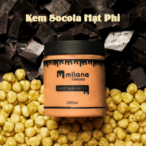 Helado de Chocolate y Avellanas al por Mayor, en Envase de 280 ml, Postre Congelado con Ingredientes Premium, Suministro de Fábrica en Vietnam - Product Image 1