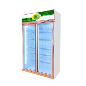 Réfrigérateur commercial à porte vitrée pour boissons, vitrine verticale avec éclairage LED, présentoir de boissons pour supermarché - Product Image 2