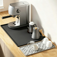 Tapis de comptoir de qualité alimentaire, tapis antidérapant pour la vaisselle, tapis à café
