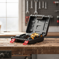Perceuse électrique au Lithium multifonctionnelle transfrontalière paquet d'outils électriques tournevis électrique perceuse à main pour Source de batterie bricolage