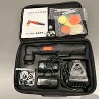 ShinePal OEM/ODM Polisseuse rotative nano sans fil portable mini, polisseuse de voiture à double action avec batterie pour le detailing automobile