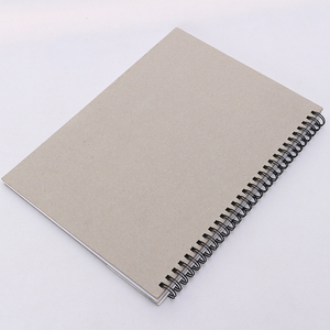Bán buôn tùy chỉnh OEM <span class=keywords><strong>A4</strong></span> A5 Kraft bìa các tông xoắn ốc máy tính xách tay phác thảo cuốn sách màu nước Sketchbook cho vẽ - Product Image 4