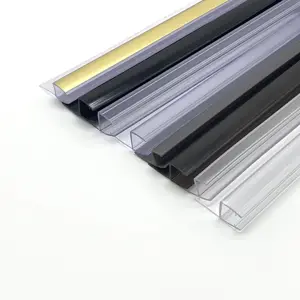 H-Form PVC-Dusch glastür Seiten dichtung streifen Wasserdichter Dusch tür dichtung streifen