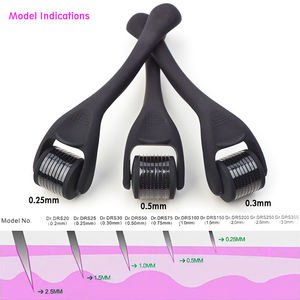 <span class=keywords><strong>DermaRoller</strong></span> en titane noir mat 540 rajeunissement de la peau barbe croissance des <span class=keywords><strong>cheveux</strong></span> sur le visage corps-hommes et femmes pour Derma Roller - Product Image 5