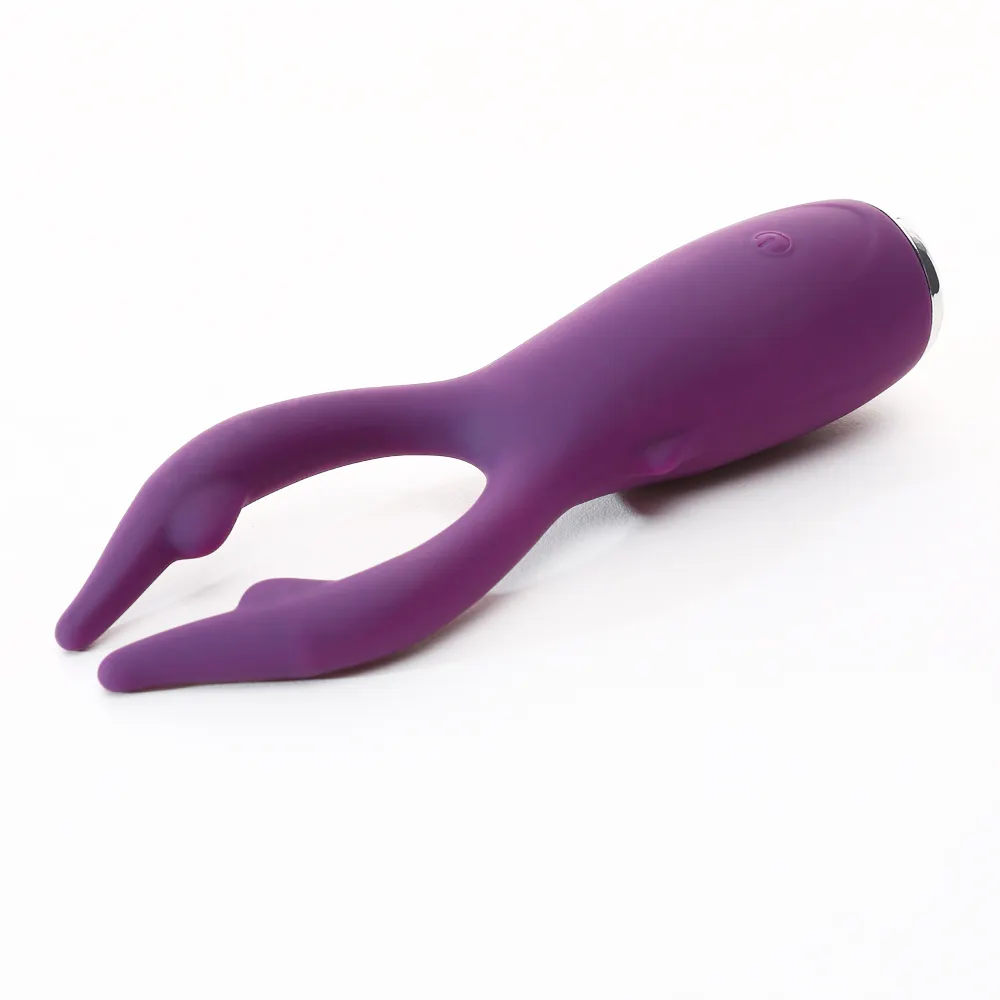 Female Shock Clip Clitoral Vibrator G-Spot Masturbation Device Honey Bean Stimulation Massage Stick Male And Female Sex Toys