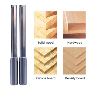 CNC công cụ gỗ phay cắt đôi lưỡi hợp chất phay cắt endmill Carbide Carbide phay Cutter - Product Image 2