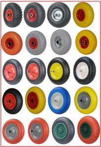 Hkt1344 13 אינץ 'גומי פנאומטי גלגל זהב אדום אדום שולי מתכת 5.00-6 חומרים לטיפול בחלקי ציוד טיפול - Product Image 6