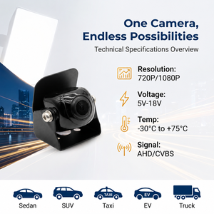 Mini caméra de recul cachée, vision nocturne haute définition, caméra latérale de camion étanche IP68, caméra cachée - Product Image 6
